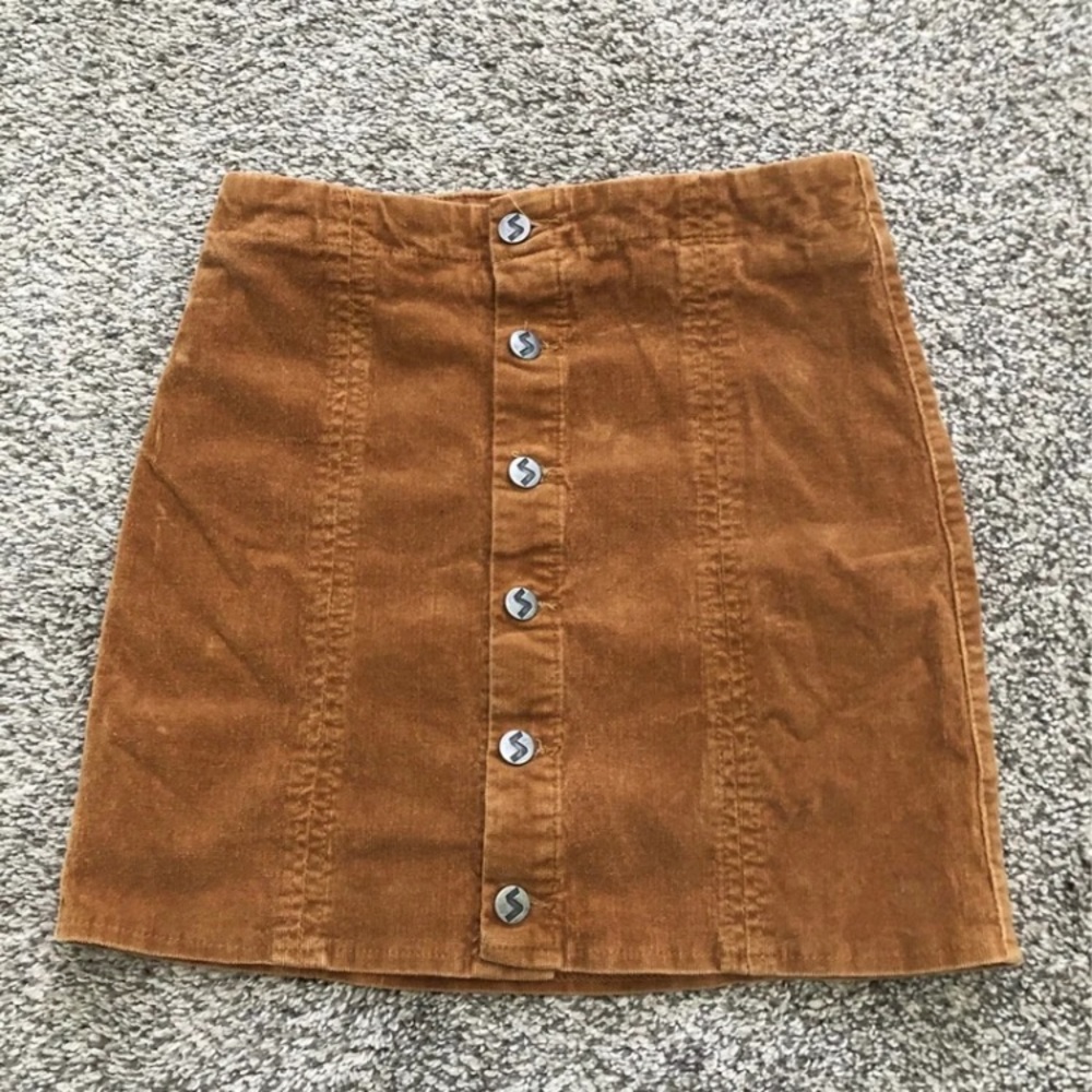 Tillys brunt orange skirt